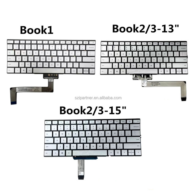 Laptop Book 1/2 /3 for Microsoft Surface Book1 1704 1705 1785 Book2 1834 1835 Book3 1908 1909 Keyboard 13 / 15inch Repair