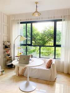 Nordischer Tulpen-Tisch Runder Tisch Römische Säule Luxuriöser Haushalt Steinplatte Runder Tisch - Product Image 4