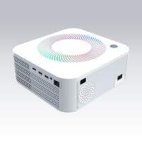 Projecteur 3D XNANO 2026 X5 Blanc HD WiFi 5G Android 11 Home Cinéma Beamer Éclairage Coloré Projecteur Portable 4K