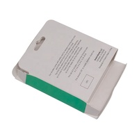Prix de gros Beau design personnalisé Fenêtre en PVC Kraft Papier Produit électronique Câble de données USB Boîte d'emballage pour cartes