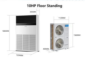 Aire Acondicionado Comercial de Piso Split Big 4700Airflow 28KW 10TON, Automático, R-410A, para Oficina e Industria - Product Image 6