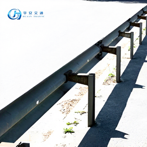 Оцинкованная сталь с гибкой балкой Q235 Q345, стальные ограждения, противоударные ограждения для дорожного движения, защитные ограждения - Product Image 1