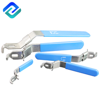 Robinet à tournant sphérique en acier inoxydable raccord poignée à levier avec serrure