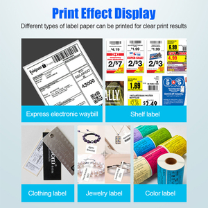 4 英寸热敏标签打印机 USB BT WiFi 连接 运单打印机 适用于零售仓库运输包装价格标签 - Product Image 4