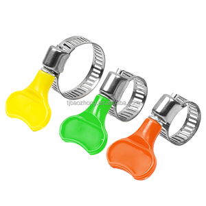 Mỹ loại W2 ống thép kẹp với nhựa có thể điều chỉnh xử lý kẹp phổ Hose kẹp - Product Image 1