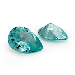 Venta al por mayor <span class=keywords><strong>de</strong></span> gemas <span class=keywords><strong>de</strong></span> cristal <span class=keywords><strong>de</strong></span> circón Paraiba, varios tamaños, <span class=keywords><strong>colores</strong></span> verde y rosa, gota <span class=keywords><strong>de</strong></span> pera, piedras preciosas cultivadas en forma <span class=keywords><strong>de</strong></span> corte - Product Image 2