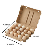Vente en gros d'usine, barquettes d'emballage pour œufs en carton de canne à sucre biodégradable et écologique, jetables, 6/8/12/15/30 œufs, couleur et logo personnalisés