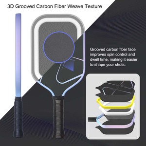 ไม้พายพิเคิลบอลรังผึ้งแบบพกพาขอบ Gen5 16มม. สำหรับ T700คาร์บอนไฟเบอร์ที่ผ่านการรับรองโดย UPA-A - Product Image 5