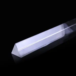 Optical Triangular Prisms Optical Glass Triple 150mm Optical Plastic Trapezoidal Prism For Testing Instrument Triangular Prism