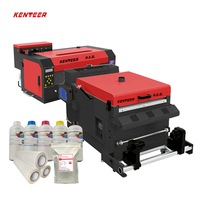 Nouvelle machine d'impression DTF directe pour t-shirts A3/A1 à double tête I1600 entièrement automatique à usage industriel avec four