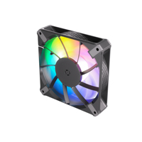 Ventilateur de refroidissement ARGB à roulement hydraulique avec dissipateur thermique en cuivre haute performance de 120 mm pour boîtier de PC gamer, processeur