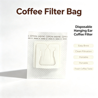 Sachets de café filtre portables thermoscellés en matériau écologique pour usage individuel, emballage OEM en gros