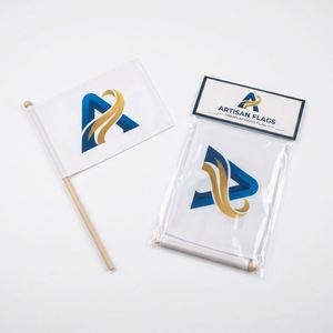 Drapeau à main personnalisé double face de haute qualité, bannière en polyester 100D premium avec impression numérique, design portable - Product Image 3