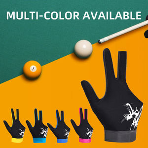 Gants de <span class=keywords><strong>billard</strong></span> respirants Gants de <span class=keywords><strong>billard</strong></span> confortables Gants de <span class=keywords><strong>billard</strong></span> et de <span class=keywords><strong>billard</strong></span> Gants à trois doigts pour unisexe - Product Image 2