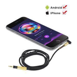 OFC câble Aux tressé de remplacement, cordon d'extension pour casque Sennheiser HD 4.30i 4.30G 4.40BT 4.50BTNC 400S <span class=keywords><strong>450BT</strong></span> 458BT - Product Image 5