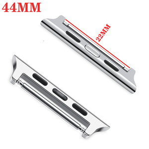Barra de Resorte de 49 mm, 46 mm, 24 mm, Cierre Metálico, Correa de Acero Inoxidable para Reloj, Conector Adaptador para <span class=keywords><strong>Apple</strong></span> <span class=keywords><strong>Watch</strong></span> Ultra - Product Image 6