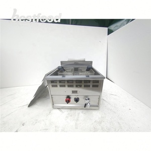 Friteuses industrielles à <span class=keywords><strong>gaz</strong></span> GPL de table 16L pour la restauration rapide KFC, idéales pour les achats en gros - Product Image 5