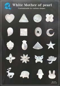 맞춤 제작 백자개 천연 나석 프리미엄 보석 공급업체 고품질 라운드 플랫백 보석 - Product Image 4