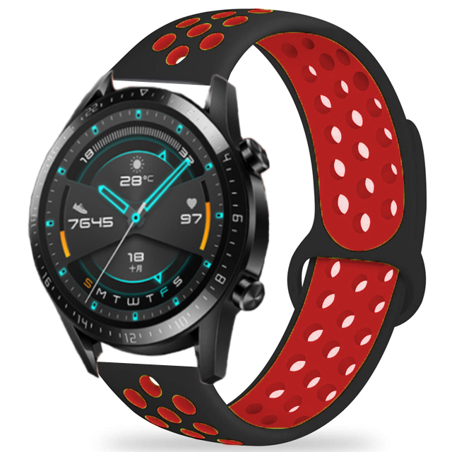 black red