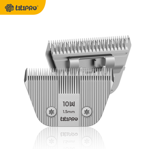 LILIPRO - Cuchillas Profesionales <span class=keywords><strong>de</strong></span> Metalurgia <span class=keywords><strong>de</strong></span> Polvos <span class=keywords><strong>de</strong></span> 10 W y 1,5 mm A5 <span class=keywords><strong>para</strong></span> Cortapelos <span class=keywords><strong>de</strong></span> Mascotas, Cuchillas Anchas <span class=keywords><strong>para</strong></span> Recortar el <span class=keywords><strong>Pelo</strong></span> <span class=keywords><strong>de</strong></span> Perros y Gatos, Tijeras <span class=keywords><strong>para</strong></span> el Cuidado <span class=keywords><strong>de</strong></span> Caballos - Product Image 1