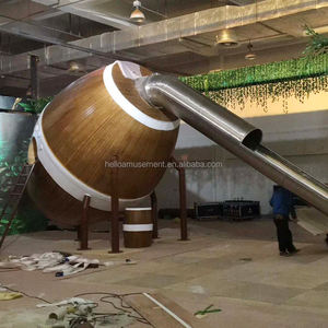 Toboganes al aire libre para niños, juegos recreativos al aire libre, equipo de suelo de juegos de madera - Product Image 4