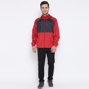OEM Custom Logo Men's Outdoor Sports Windbreaker <b>Jacket</b> Plus Size Stand Collar Vintage Style Canvas Front for Autumn - Product Image 1