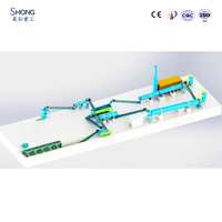 Ligne de fabrication automatique de granulés d'engrais NPK en poudre à tambour rotatif biologique Shenghong 1-10t/h 380V