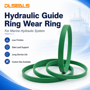 Anillo Guía <span class=keywords><strong>y</strong></span> Anillo de Desgaste Dlseals PEEK PTFE para Cilindro Hidráulico Marino de Cubierta, Resistente a la Corrosión del Agua de Mar, Personalizado - Product Image 3