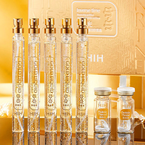 Gouden Proteïne Peptide Essence Kit d Collageen Line 24k Gouden Essence Vloeibare Hydraterende Verzorgende Anti-verouderingsrimpel Serum - Product Image 1