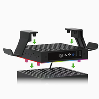 Ventilateur de refroidissement RGB pour console Xbox Series X avec support pour casque et crochet pour manette, accessoire anti-poussière et dissipation thermique