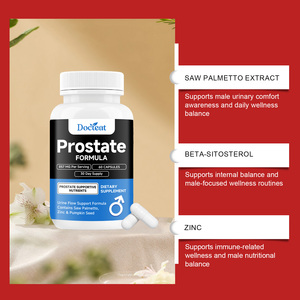Capsules de formule premium pour la prostate, complément alimentaire pour hommes favorisant le flux urinaire, à base de palmier nain, de zinc et de graines de citrouille - Product Image 5