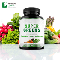 Poudre de super-aliments Bloom Nutrition Super Greens, mélange pour smoothie, poudre de super-aliments en carton