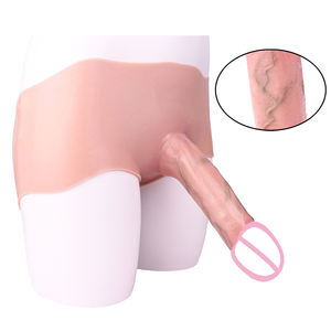 Enorme Siliconen Realistische Dildo Slipje Realistische Strap-On Dildo Penis Broek Seksspeeltjes Mannen Homo Lesbische G-Spot Effen Holle Dildo - Product Image 1