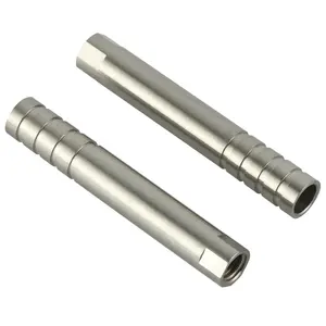 High precision custom cnc machining parts metal stainless steel hinge parts Auto Dowel Pin Turning Steel Knurled Shaft