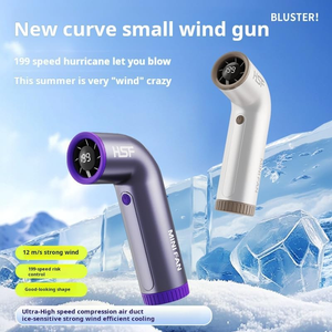 Ventilateur portable sans pales en plastique Turbo 2026, haute vitesse, rechargeable, pour la maison, la voiture et l'extérieur, tension 5V - Product Image 4