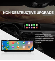 Upgrade Layar Sentuh 14.9" 2560x720p untuk BMW Seri 3 4 F30 F31 F32 F33 F36 F80 F82 dengan CarPlay AUTO