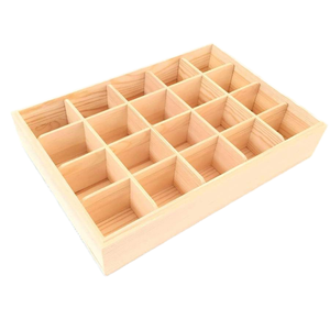 Handmade Rectangular Plywood Tray <b>Display</b> <b>Boxes</b> with Dividers Tableware Cookware Bedding Featuring Laser Engraved Logo YIYA/ - Product Image 1