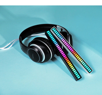 Barre lumineuse LED musicale RGB à commande sonore, veilleuse d'ambiance, bâton lumineux LED rythmique contrôlé par application