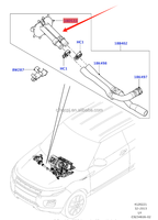 Pour Range rover Land rover Freelander 2 2006-2014 EVOQUE 2012-Conduit d'entrée d'air LR006146 tube auxiliaire d'alimentation en chauffage