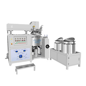 Homogénéisateur émulsifiant sous vide à levage hydraulique 100L pour crème cosmétique, lotion, gel, cuve de mélange homogénéisatrice à cisaillement élevé - Product Image 1