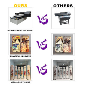 เครื่องพิมพ์อิงค์เจ็ท UV แบบหลายวัสดุ 6090 A1 XP600 อัตโนมัติ สำหรับพิมพ์เคสมือถือ ไม้ โลหะ แก้ว อะคริลิก หิน สติ๊กเกอร์ เครื่องพิมพ์ UV แบบแท่นราบ - Product Image 5