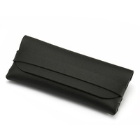Étui à lunettes en cuir PU fait main pour lunettes de soleil et de vue avec logo personnalisé, design semi-rigide haut de gamme, intérieur en PVC, portable