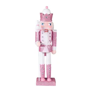 Bestpreis Weihnachtsdekorationen 15 Zoll klassische Nussknackereien Figur-Puppe-Statue Nussknacksoffizier Weihnachten als Weihnachtsdekoration