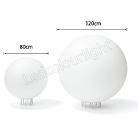 Lumières LED sphériques pour événements en plein air, soirées de jardin, discothèques, contrôle DMX, lumières LED sphériques changeantes de couleur