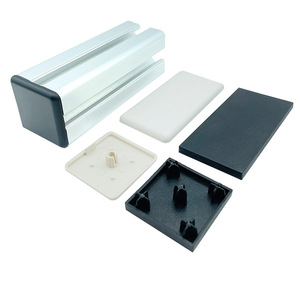 Aluminum Profile Cover Plate End Cap Plugs 2020 3030 4040 Black Plastic Industrial Use - Product Image 1