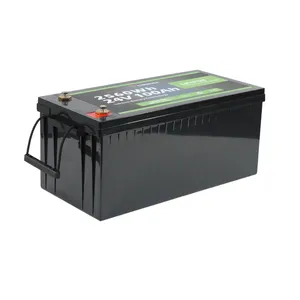 Batterie lithium-ion solaire, 24 v, 100ah, Cycle profond, pour moteur de bateau