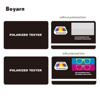 Bofiln – cartes de Test de filtre à lentille polarisée, conception personnalisée, testeur de lunettes de soleil