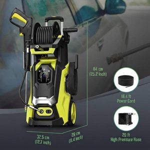 Nettoyeur <span class=keywords><strong>haute</strong></span> <span class=keywords><strong>pression</strong></span> électrique portable télécommandé 4500 PSI pour le <span class=keywords><strong>nettoyage</strong></span> de voitures, <span class=keywords><strong>pression</strong></span> réglable - Product Image 5
