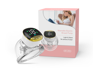 เครื่องปั๊มนมไฟฟ้าแบบสวมใส่ ปลอดสาร BPA ผลิตจากซิลิโคนและพลาสติก PP ปรับแต่งได้ พร้อมไฟ LED ไร้สาย ใช้งานแบบแฮนด์ฟรี 4 โหมด 12 ระดับ รุ่น MY-373 โหมดที่สี่ - Product Image 4