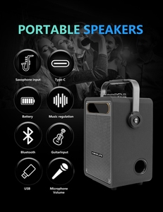 Ihomelife lumière sans fil micro karaoké haut-parleur Portable Surround stéréo fort karaoké Machine 2 micro karaoké ensemble pour téléphone portable - Product Image 4